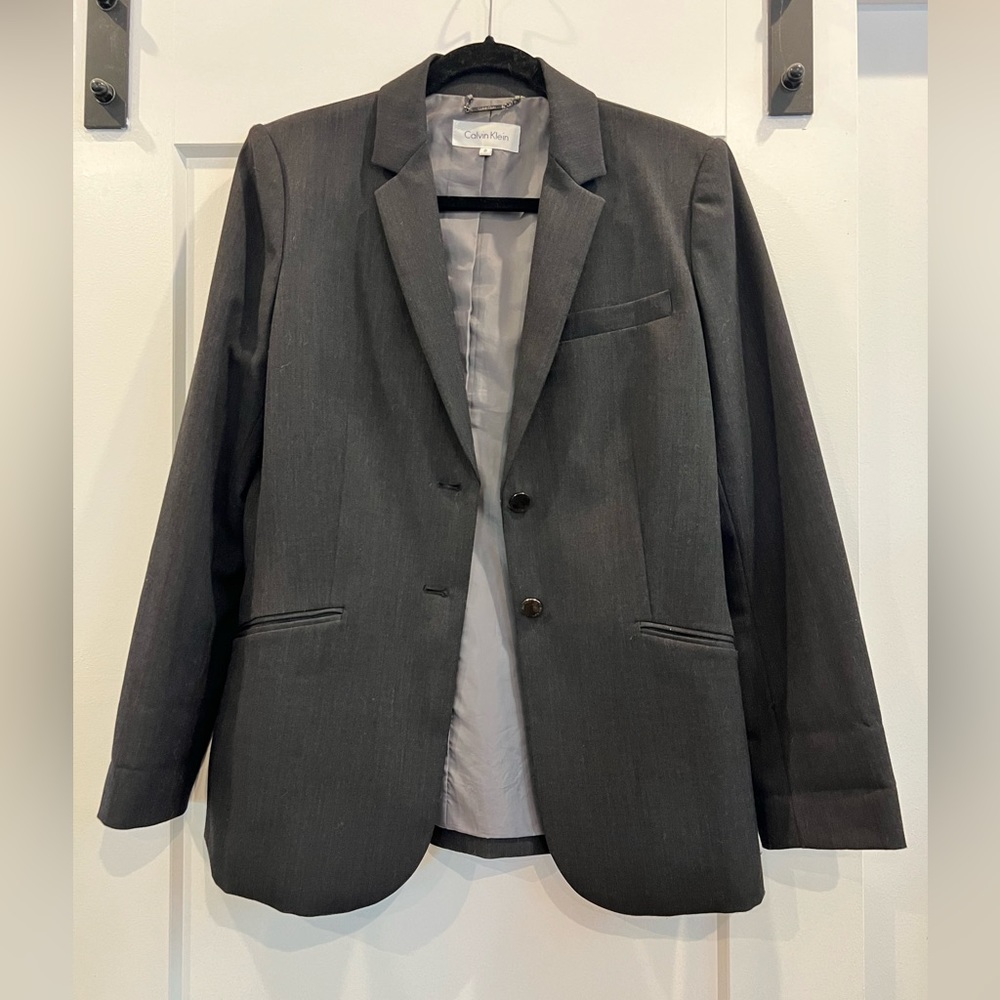 Calvin Klein charcoal women’s blazer